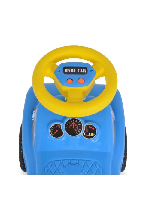 Moni Toys Keep zenélős bébitaxi kék 