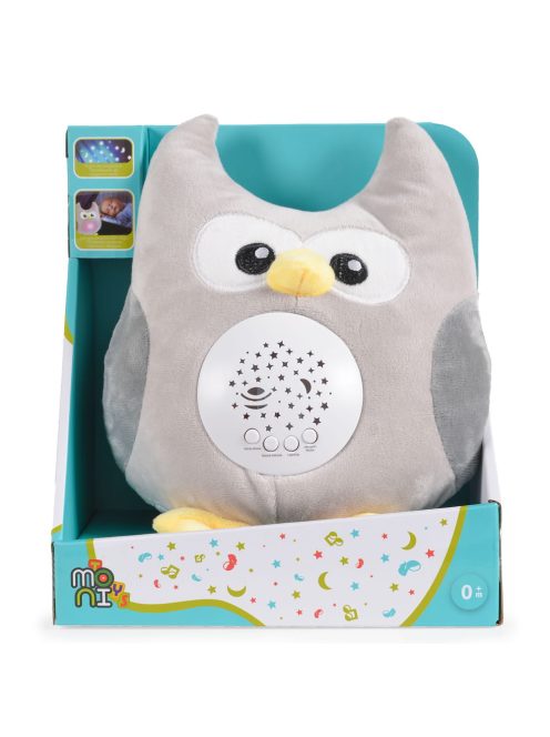 Moni Toys Lamp éjjeli lámpa bagoly plüss projector 