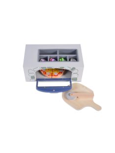 Moni Toys Fajáték fa pizzasütő 