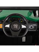 Moni BO HARVEST traktor, elektromos, 2motoros ZÖLD 