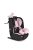 Moni ISAFE autósülés ISIZE és ISOFIX ülésemelővé alakítható 76-150cm PINK