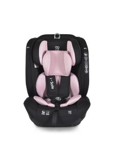   Moni ISAFE autósülés ISIZE és ISOFIX ülésemelővé alakítható 76-150cm PINK