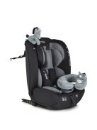 Moni ISAFE autósülés ISIZE és ISOFIX ülésemelővé alakítható 76-150cm SZÜRKE 