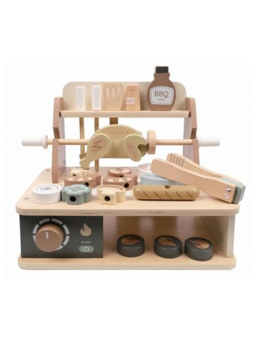 MONI Fajáték Fa barbecue szett 