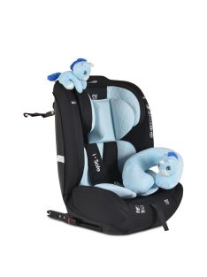   Moni ISAFE autósülés ISIZE és ISOFIX ülésemelővé alakítható 76-150cm KÉK 