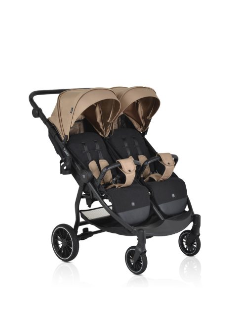 MONI TWINGO Iker babakocsi lábzsákkal CAMEL BÉZS 