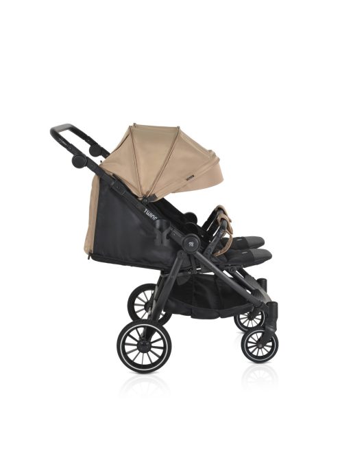 MONI TWINGO Iker babakocsi lábzsákkal CAMEL BÉZS 