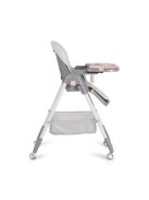 Moni RAFFY etetőszék, könnyű, kompakt, multifunkciós, macis mintával PINK 