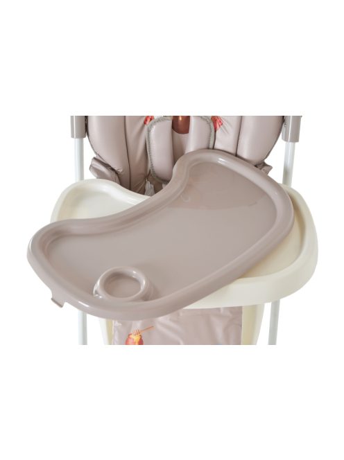 Moni HUNNY etetőszék multifunciós, macis mintával BÉZS 