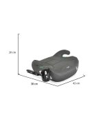 Moni I-JET ülésmagasító isofix 125-150cm I-SIZE SZÜRKE 