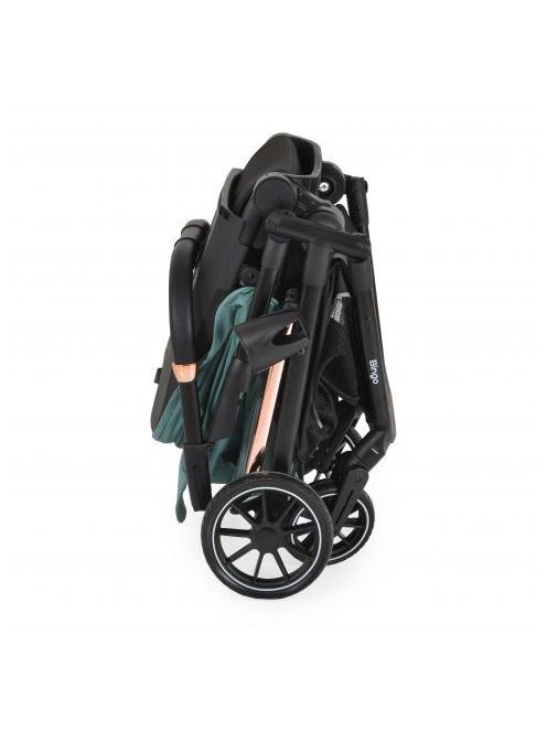 Moni BINGO babakocsi SZETT újszülött kortól 22kg-ig 2in1 sport+váz+hordozó MARINE ZÖLD 