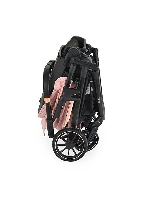 Moni BINGO babakocsi SZETT újszülött kortól 22kg-ig 2in1 sport+váz+hordozó PINK 