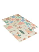 Moni XPE ÚJ pasztel Összecsukható szőnyeg 120x180cm FOREST-elefántos 