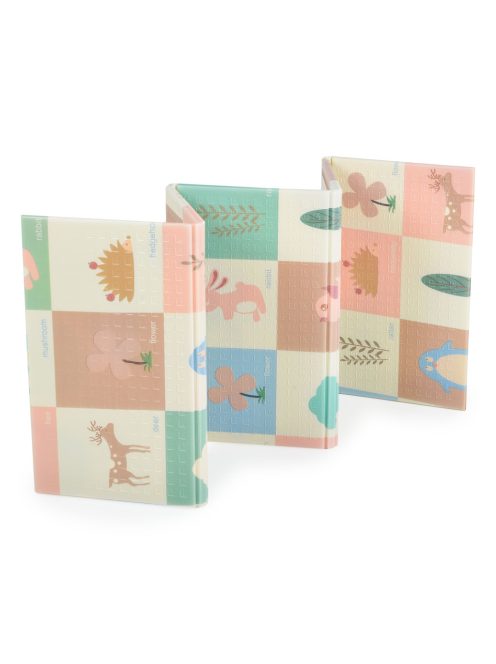 Moni XPE ÚJ pasztel Összecsukható szőnyeg 120x180cm FOREST-elefántos 