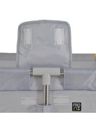 Moni GAMEZONE összecsukható járóka szőnyeggel, 60 labdával 120x120 SZÜRKE 