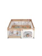 Moni GAMEZONE összecsukható járóka szőnyeggel, 60 labdával 120x120 BÉZS 
