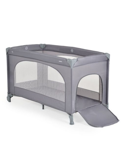 Moni NO utazóágy1 szintes zippes kibújóval SZÜRKE 