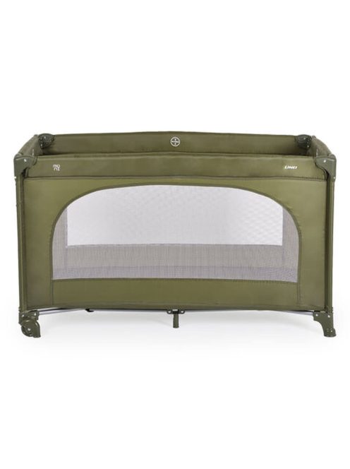 Moni UNO utazóágy 1 szintes zippes kibújóval ZÖLD 