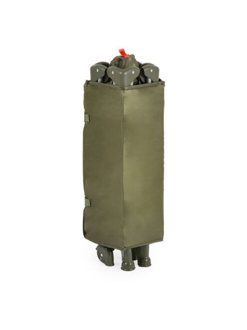 Moni UNO utazóágy 1 szintes zippes kibújóval ZÖLD 