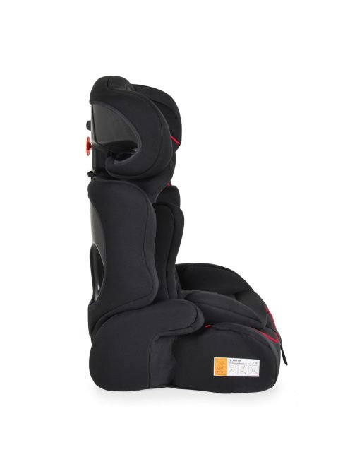 Moni FLEX autós ülés 76-150cm FEKETE-PIROS díszcsík 