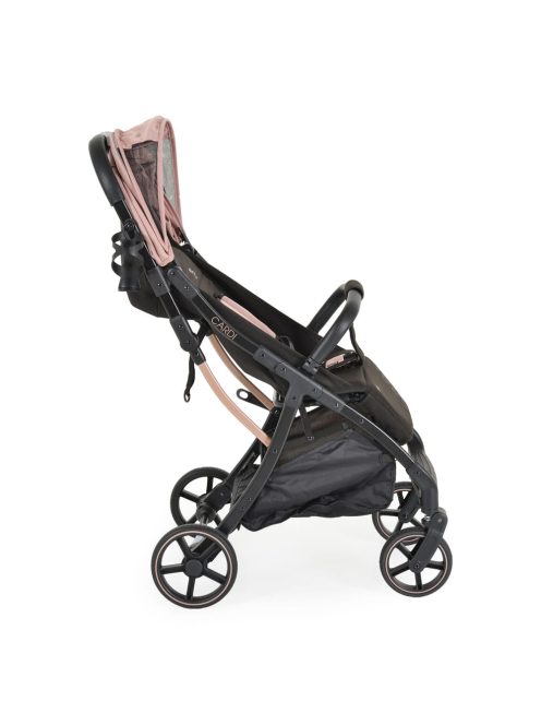 Moni CARDI babakocsi, egy gombbal csukható, hálós szellőző PINK