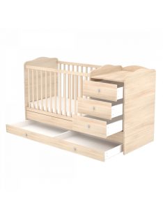 Kombinált 3 fiókos gyermekágy Borostyán