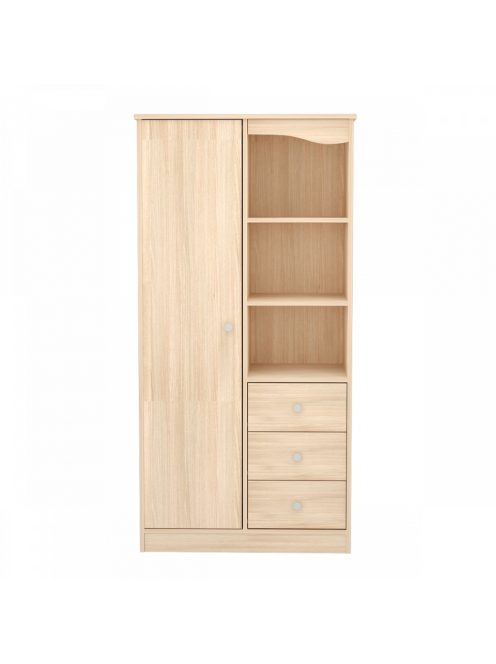 Egyajtós Háromfiókos állószekrény Borostyán