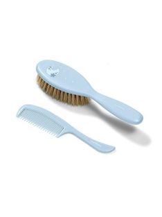 BabyOno fésű-kefe természetes sörtékkel kék 567/04