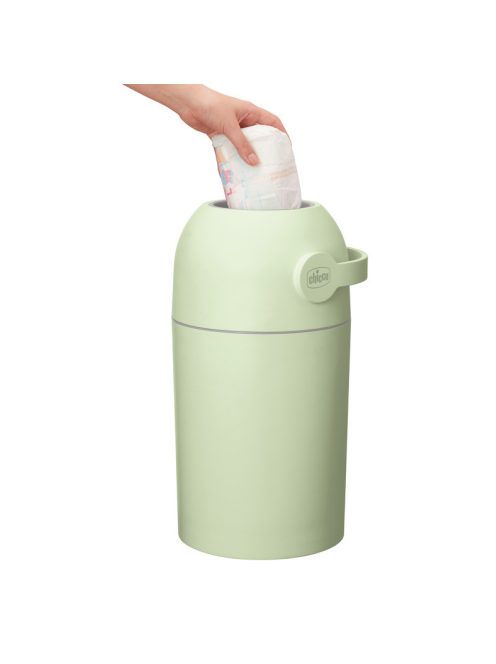 Chicco Pelenkatároló konténer innovatív zárral Green
