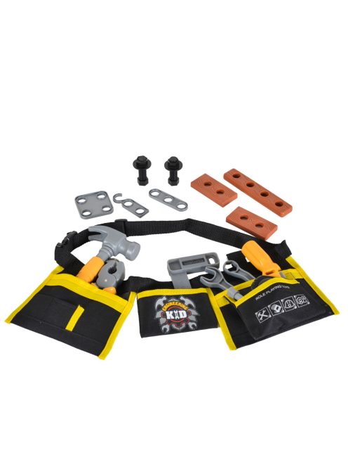 Power Tools FIÚ játék szerszámszett dobozban SÁRGA FEKETE