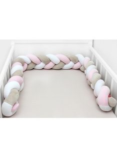   Scamp rácsvédő fonott 210cm Fehér-Bézs-Rózsaszín  210CM