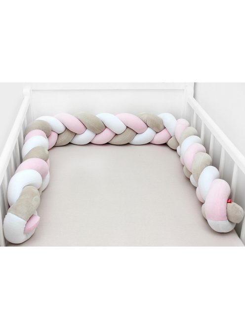 Scamp rácsvédő fonott 210cm Fehér-Bézs-Rózsaszín  210CM