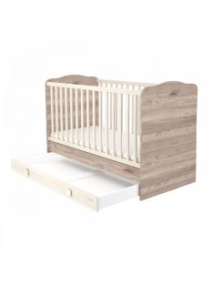 Átalakítható ágyneműtartós gyermekágy Krém-fűz