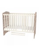 Átalakítható ágyneműtartós gyermekágy Krém-fűz